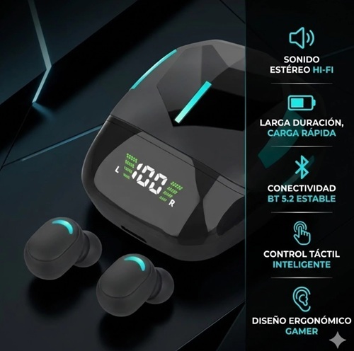 AURICULAR BLUETOOTH INALAMBRICO